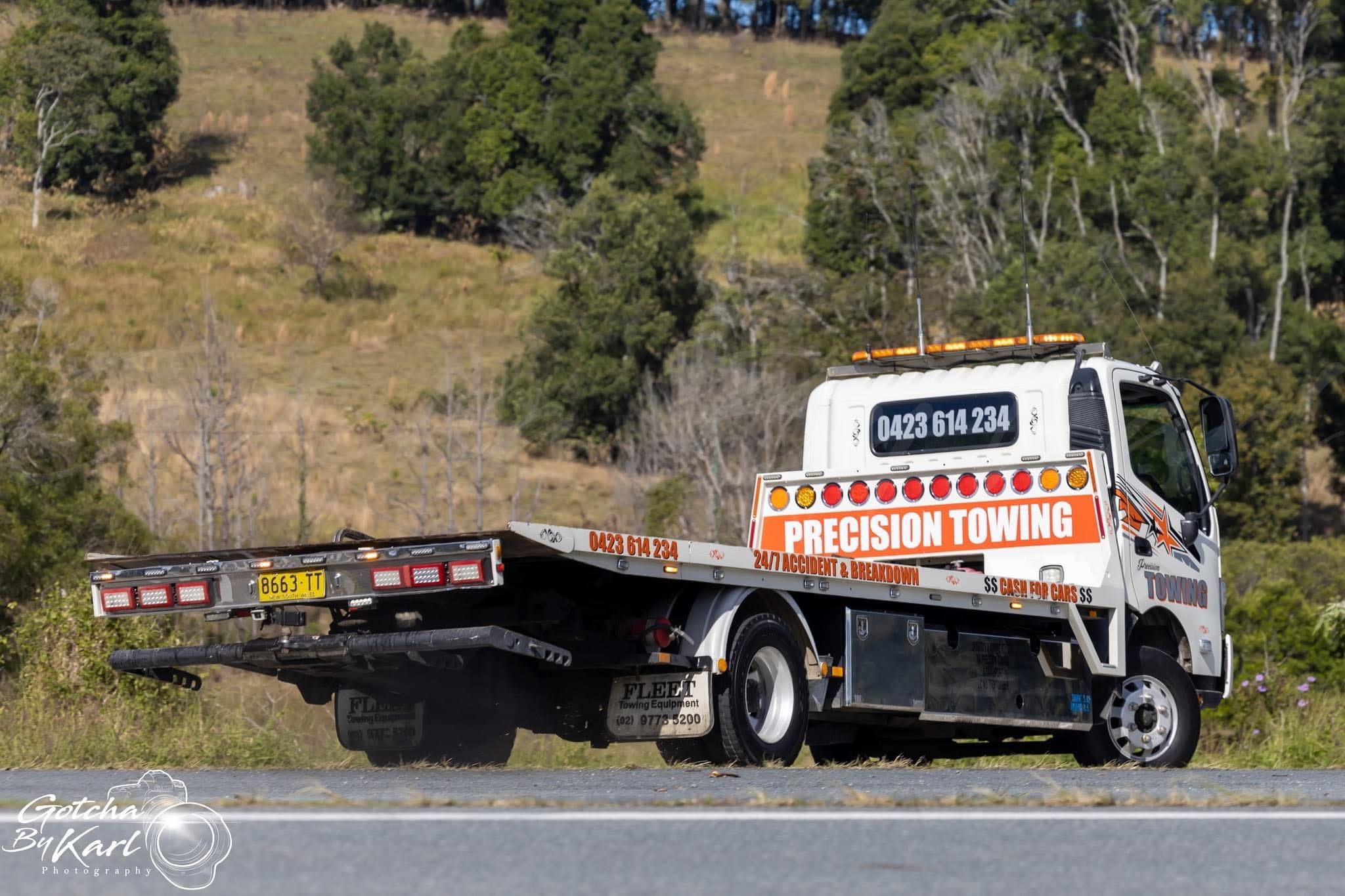 precision towing 24/7 accident towing in lismore